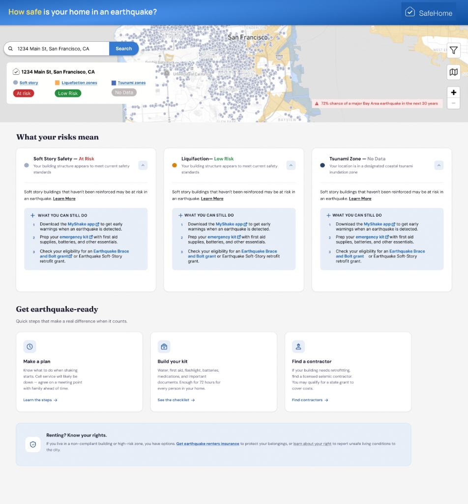 Non-Map Centric Design