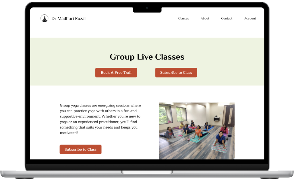 Yoga Studio Workspace Preview